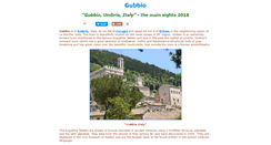 Desktop Screenshot of gubbio-info.com