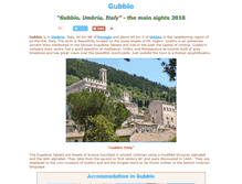 Tablet Screenshot of gubbio-info.com